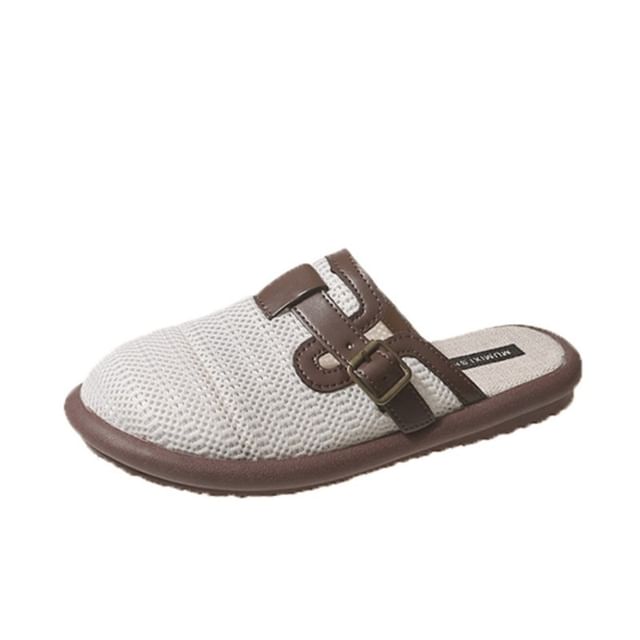 Mules Panel Buckled