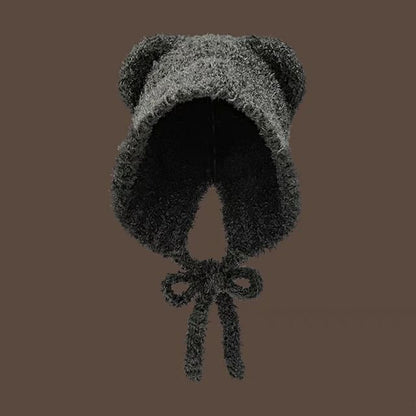 Trapper Hat Designs) Ear Knit Bear (Various