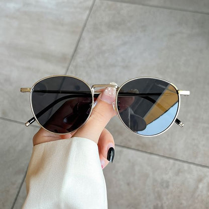 Frame Metal Sunglasses Round