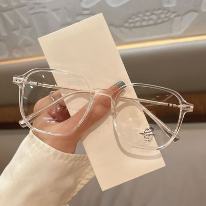 Geometric Blue Blocking Glasses Light