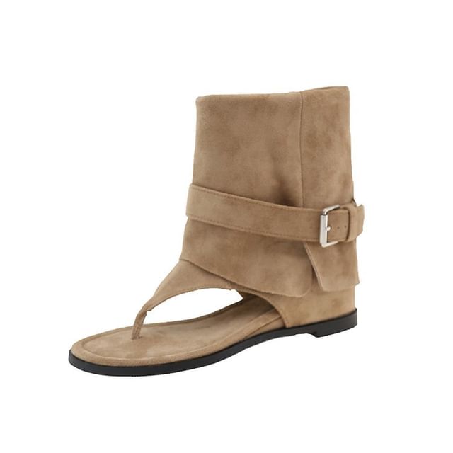 Boots Short Flip Flop Buckled