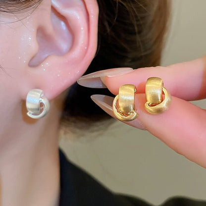 Layered Earring Stud