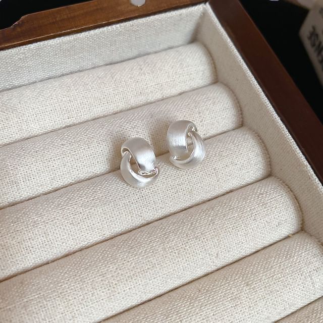 Layered Earring Stud