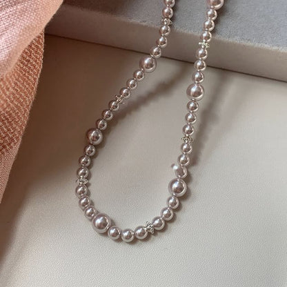 Faux Necklace Pearl