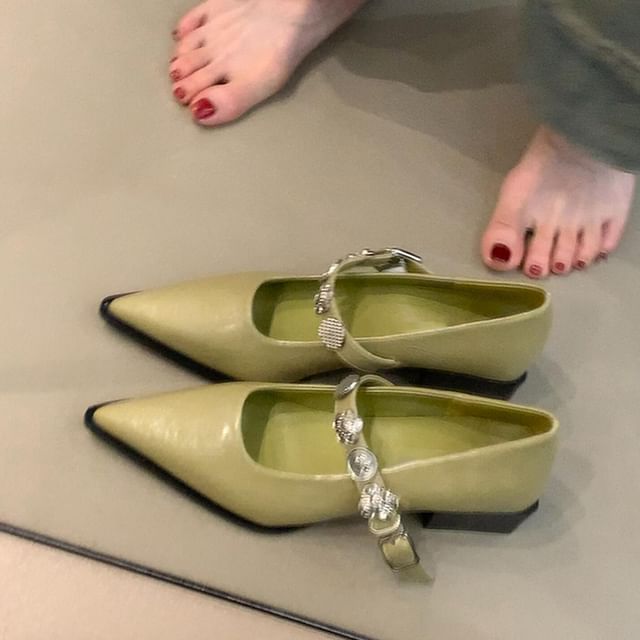 Jane Mary Toe Shoes Pointed