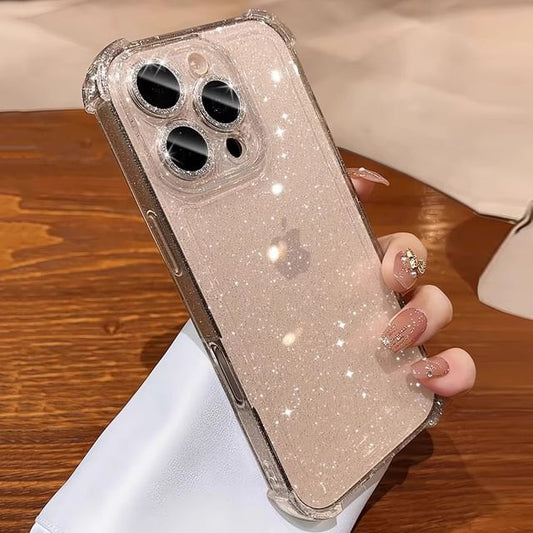 iPhone Transparent Case Glitter