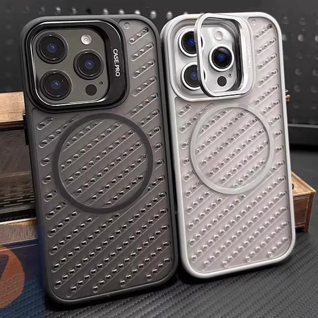 Magnetic MagSafe) Case (Compatible iPhone Perforated with