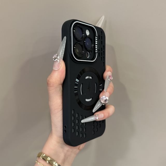 iPhone Case MagSafe) (Compatible Perforated with Magnetic