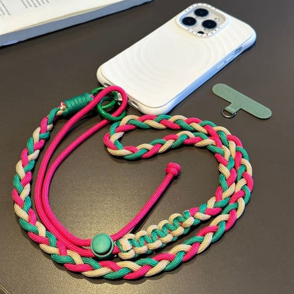 with Pad Braided Phone Strap Lanyard
