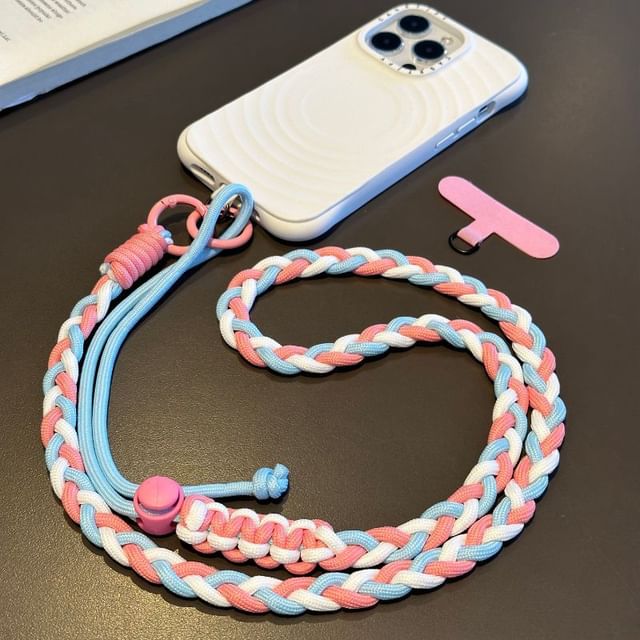 with Pad Braided Phone Strap Lanyard