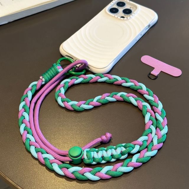 with Pad Braided Phone Strap Lanyard