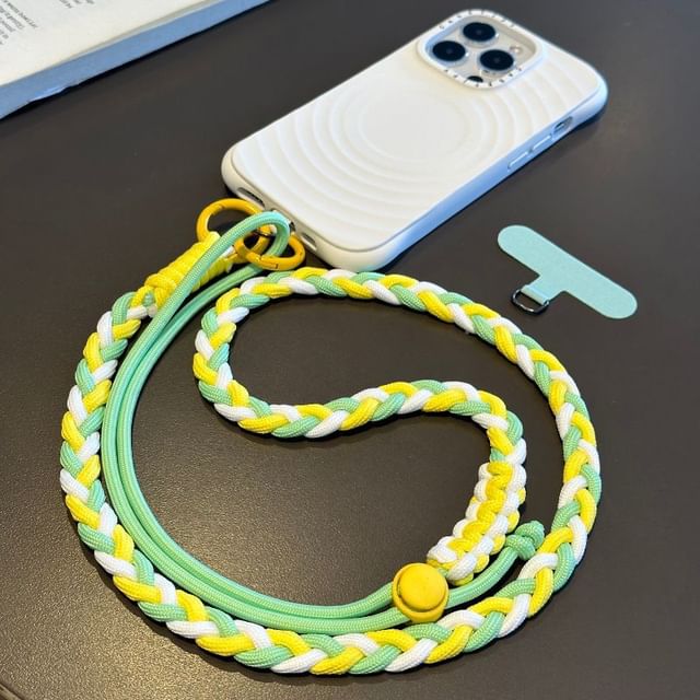 with Pad Braided Phone Strap Lanyard