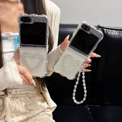 Heart Glitter Phone Case / Strap / Set