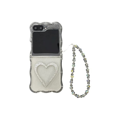 Heart Glitter Phone Case / Strap / Set