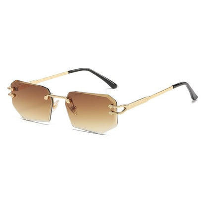Rimless Sunglasses Ombre