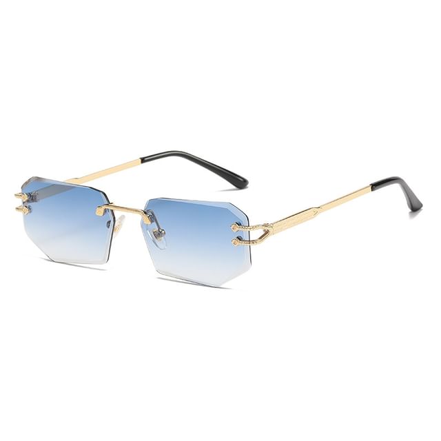 Rimless Sunglasses Ombre