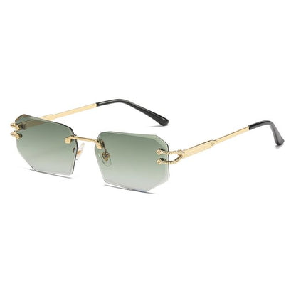 Rimless Sunglasses Ombre