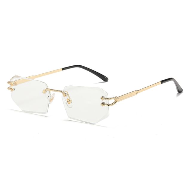 Rimless Sunglasses Ombre