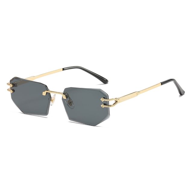 Rimless Sunglasses Ombre