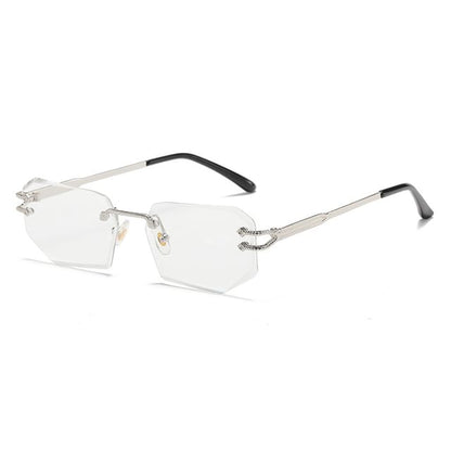 Rimless Sunglasses Ombre