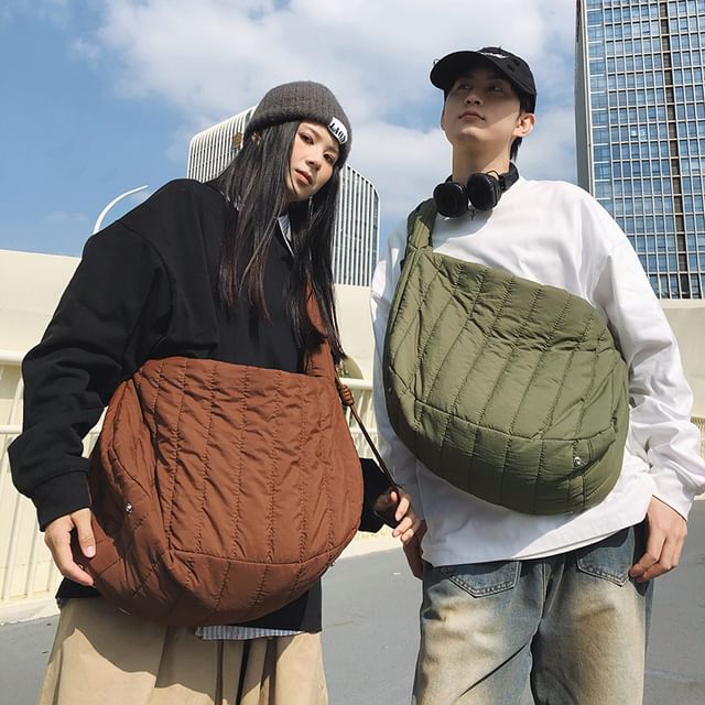 Plain Quilted Bag Crossbody