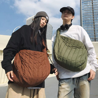 Plain Quilted Bag Crossbody