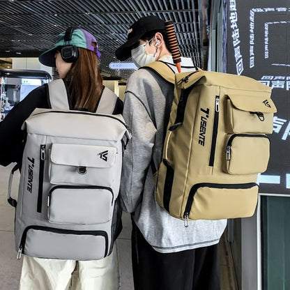 Zip Lettering Backpack