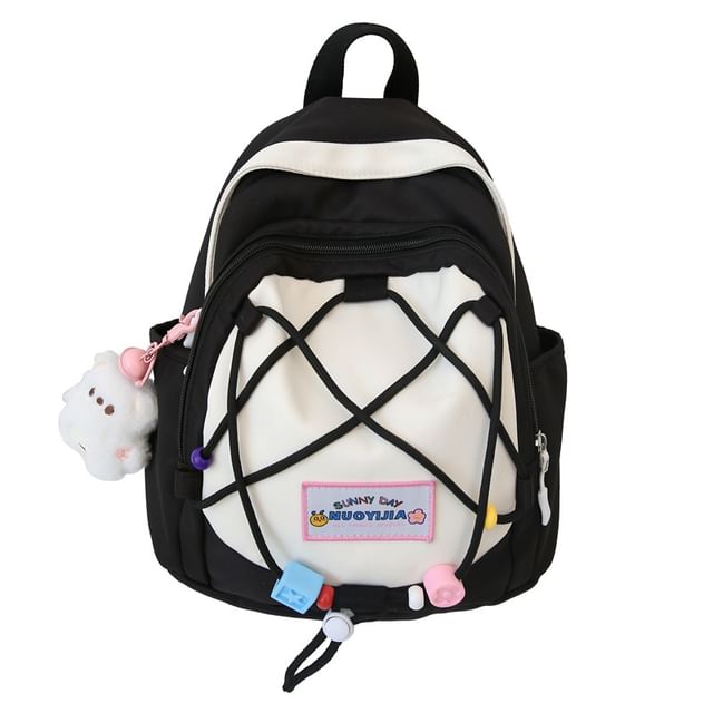 Block Canvas Color Backpack