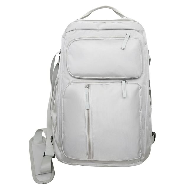 Lettering Zip Backpack