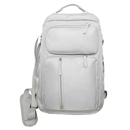 Lettering Zip Backpack