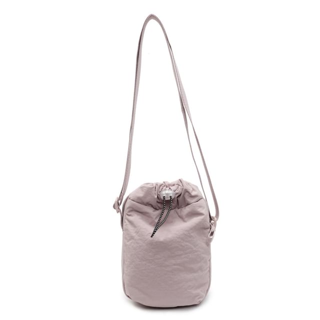 Crossbody Drawstring Bag Plain