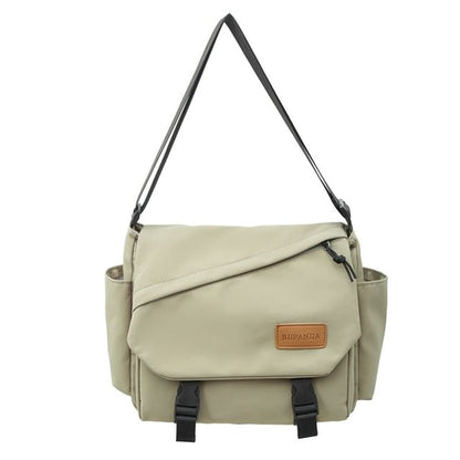 Flap Plain Bag Messenger