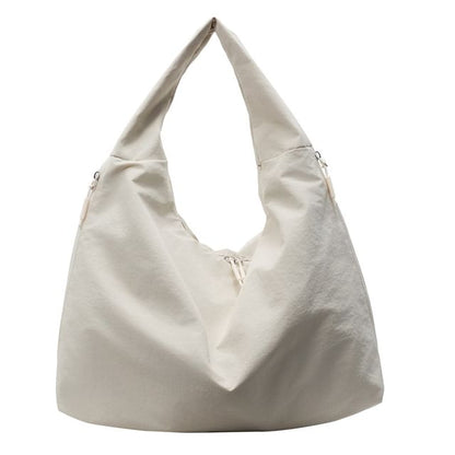 Plain Shoulder Bag Zip
