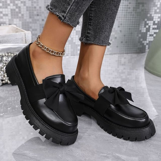Bow Platform Loafers
