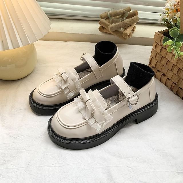 Mary Shoes Jane Platform Bow