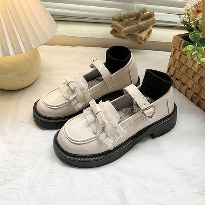 Mary Shoes Jane Platform Bow