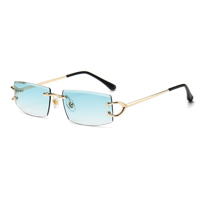Frameless Square Sunglasses