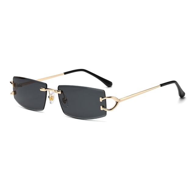 Frameless Square Sunglasses