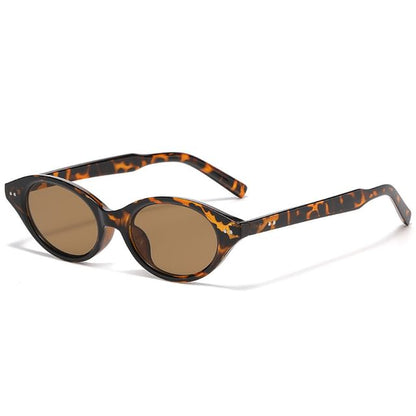 Oval Translucent Sunglasses