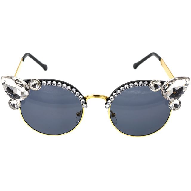 Sunglasses Rhinestone Floral