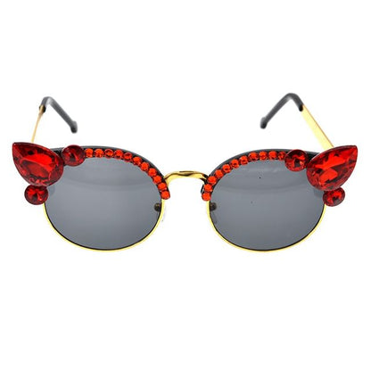 Sunglasses Rhinestone Floral