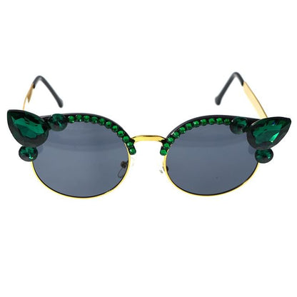 Sunglasses Rhinestone Floral