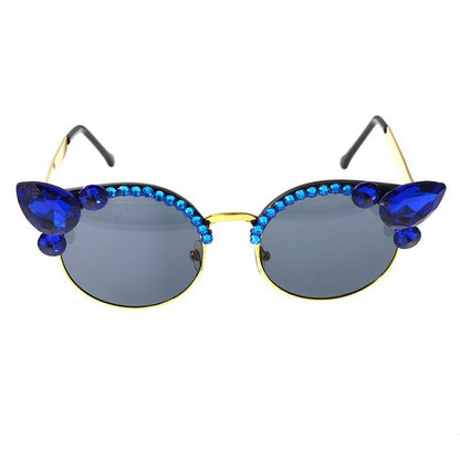 Sunglasses Rhinestone Floral