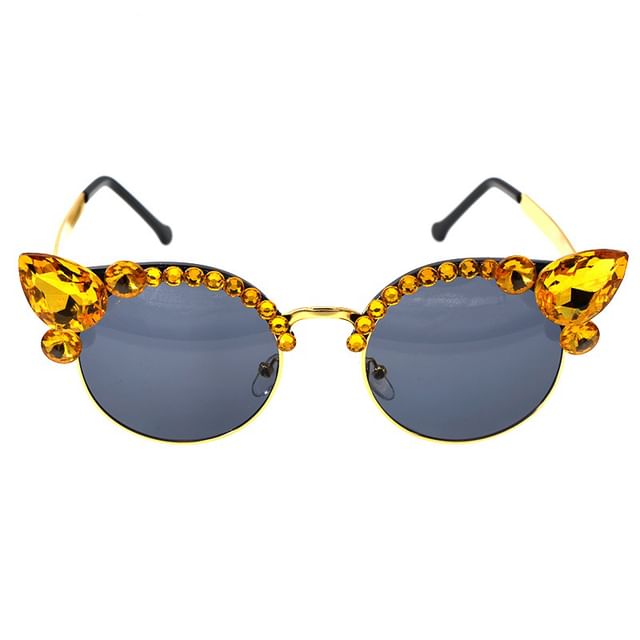 Sunglasses Rhinestone Floral