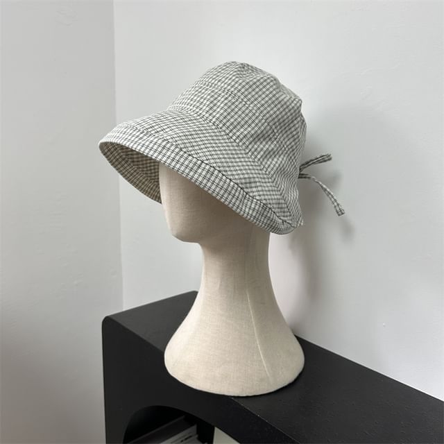 Plaid Hat Bucket