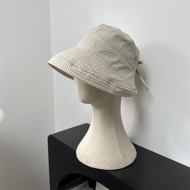 Plaid Hat Bucket