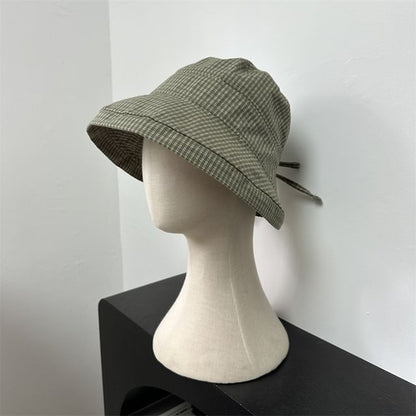 Plaid Hat Bucket