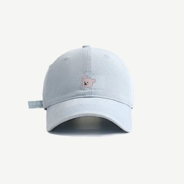 Embroidered Denim Cap Baseball Dog