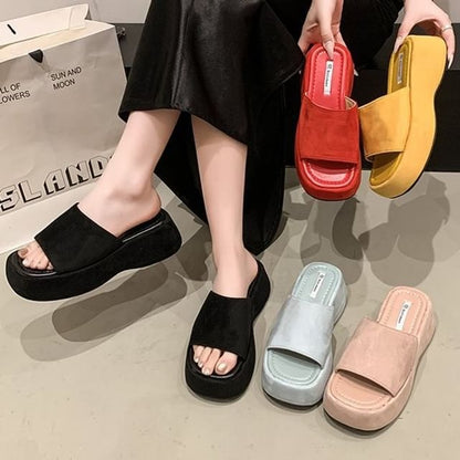 Sandals Slide Platform