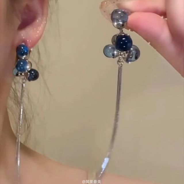 Drop Fringe Earring Beaded